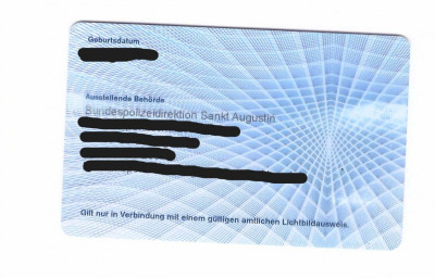 Ausw. ehem. Angehörige BPOL Rückseite